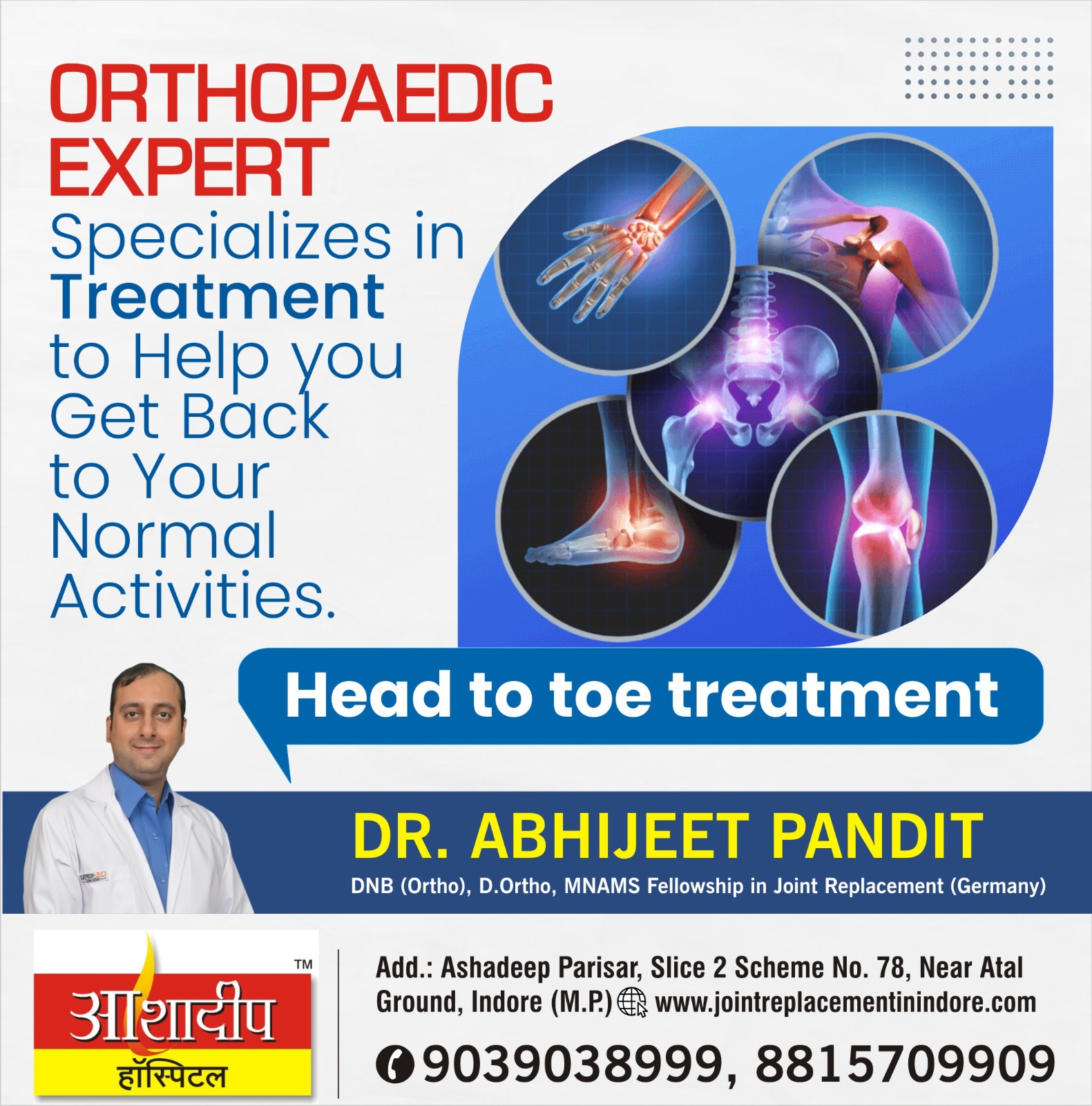 Best Orthopedic Doctor in Indore
