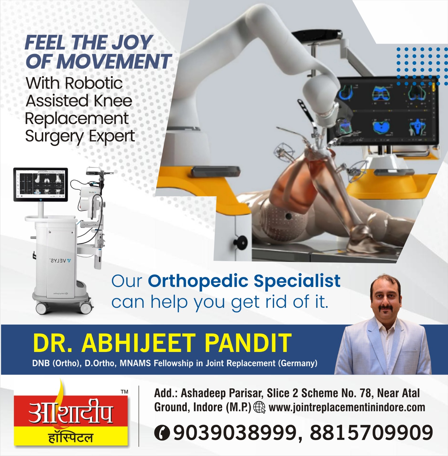 Robotic Knee Replacement Surgeon In Indore