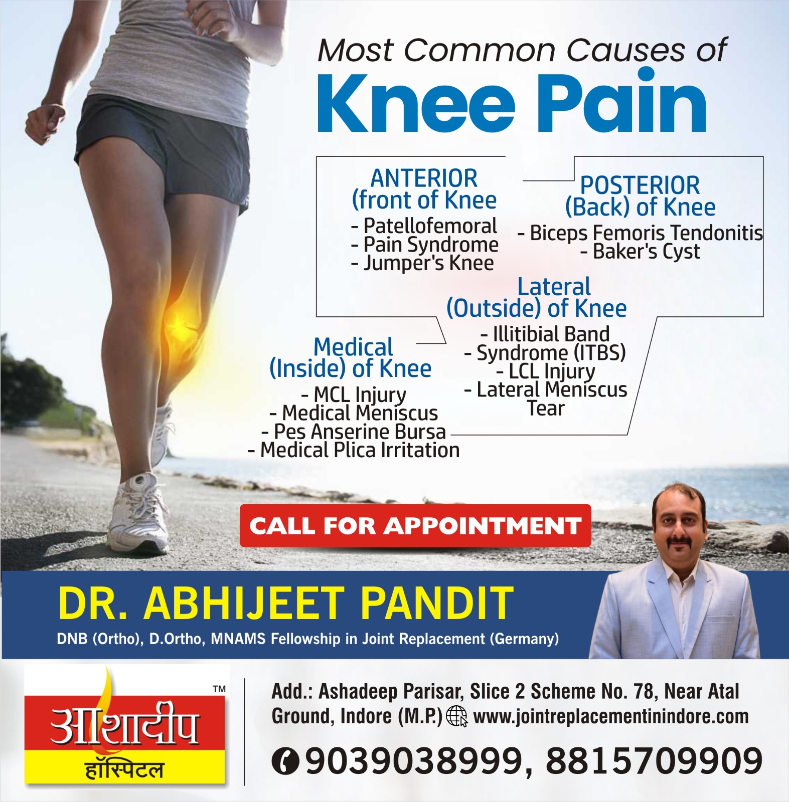 Best Knee Pain Specialist in Indore