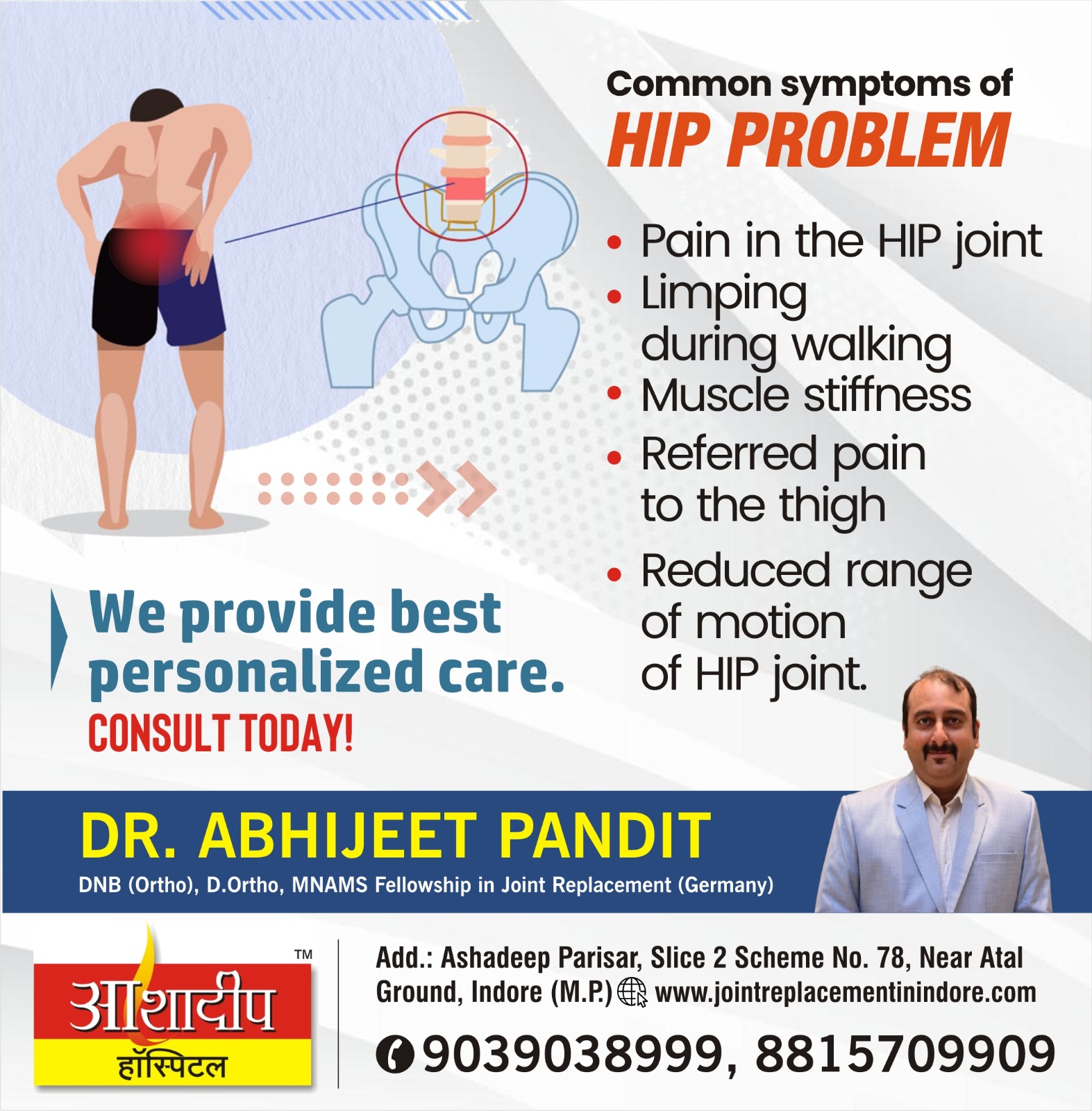 Best Hip Replacement Surgeon in Indore 