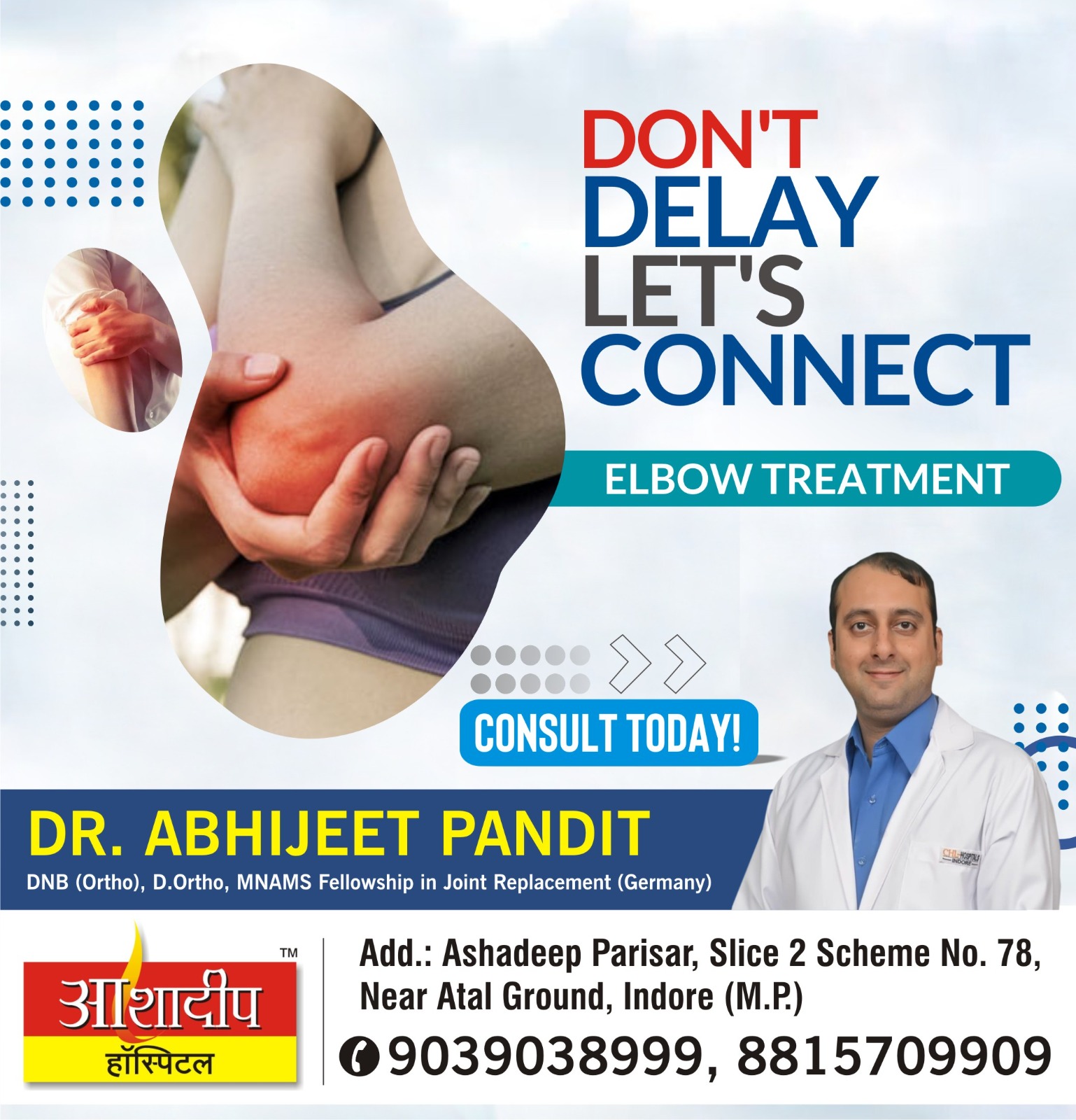 Best Orthopedic Doctor For Elbow Treatment in Indore