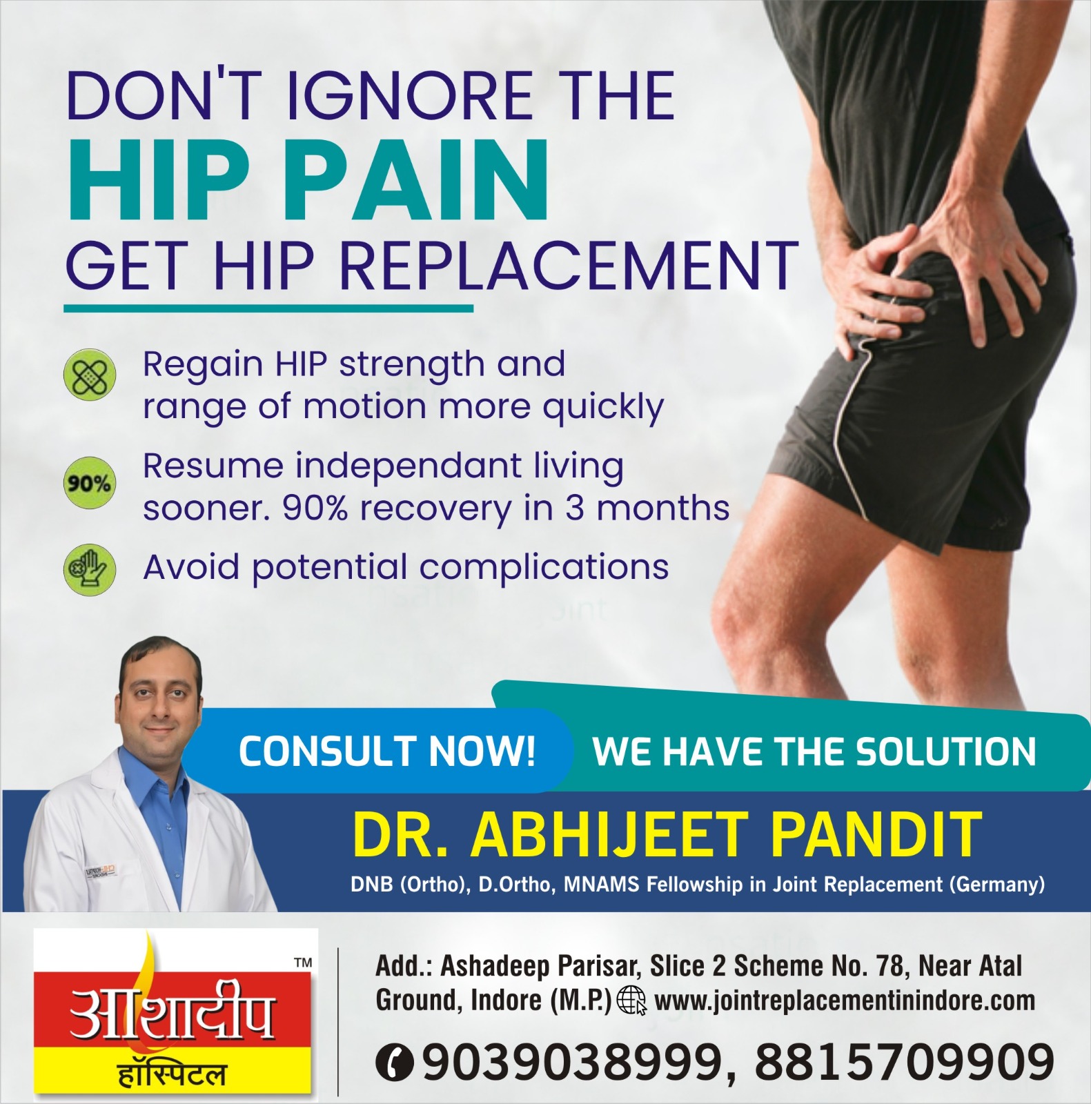 Top Hip Pain Specialist in Indore