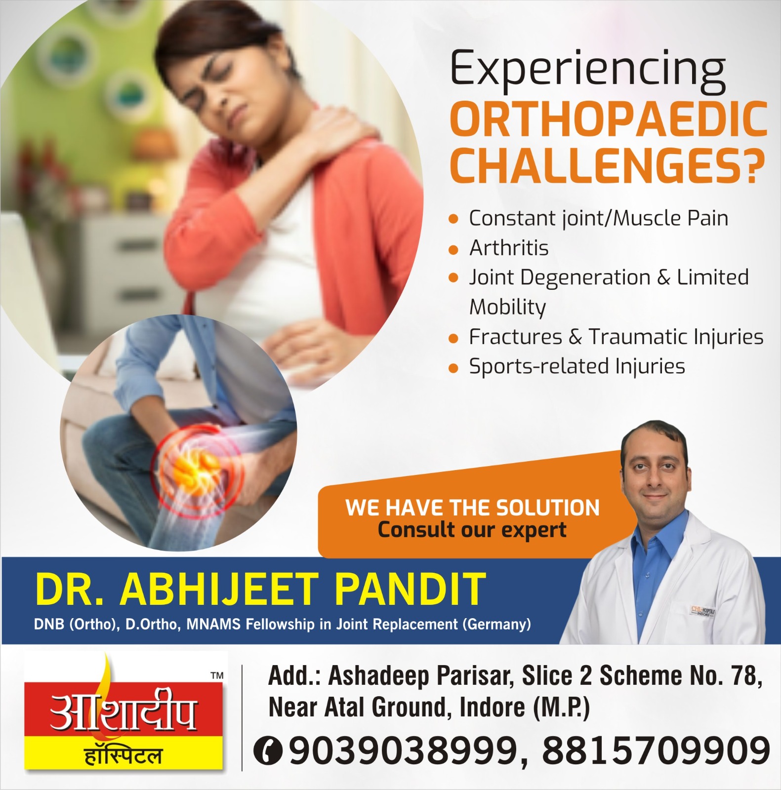 Best Orthopedic Doctor in Indore
