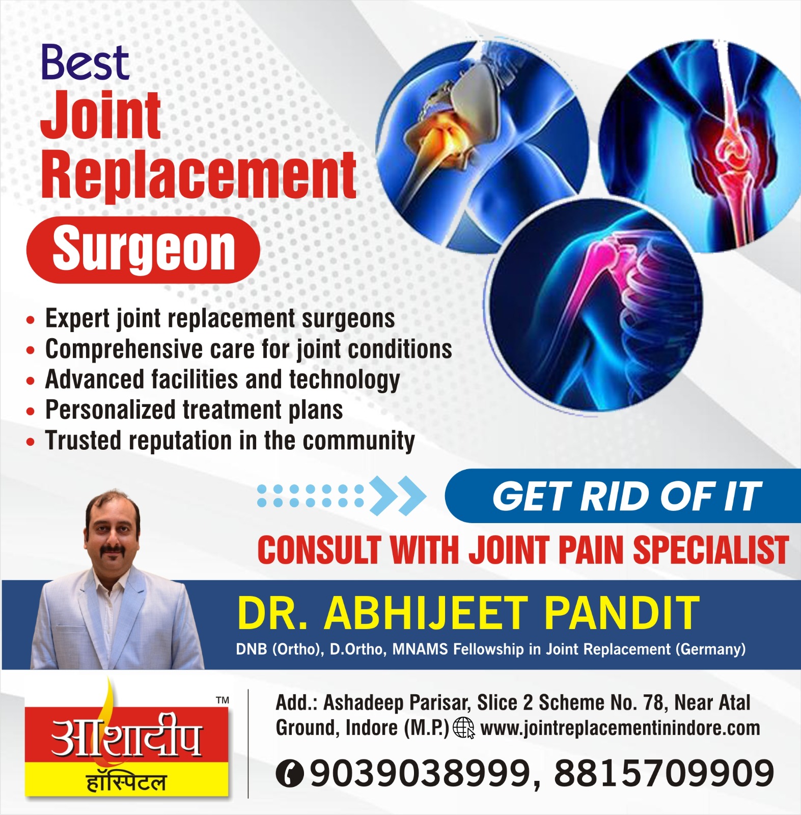 Best Orthopedic Specialist in Indore 